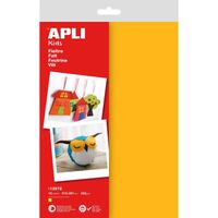 KIT DE DESSIN APLI Sachet de 10 feuilles de feutrine - jaune KIT DE DESSIN APLI Sachet de 10 feuilles de feutrine - jaune