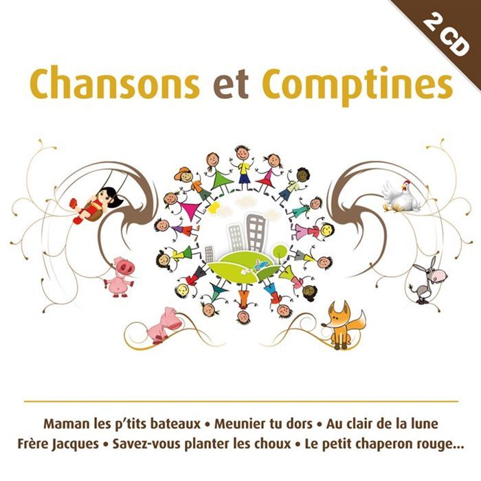 COMPTINES ET CHANSONS - Compilation - Achat CD cd compilation pas cher ...