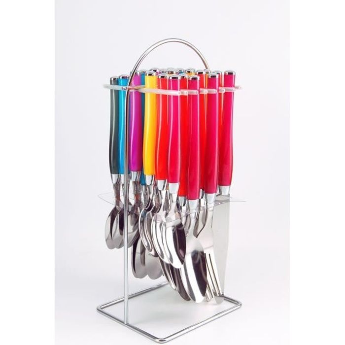 LISA D'ALBAN Ménagère 24 pièces MANGO - Multicolor