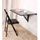 SoBuy® FWT02-Sch Table murale rabattable en bois,