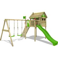 STATION DE JEUX FATMOOSE Balançoire / Portique Enfant - Aire de Je STATION DE JEUX FATMOOSE Balançoire / Portique Enfant - Aire de Je