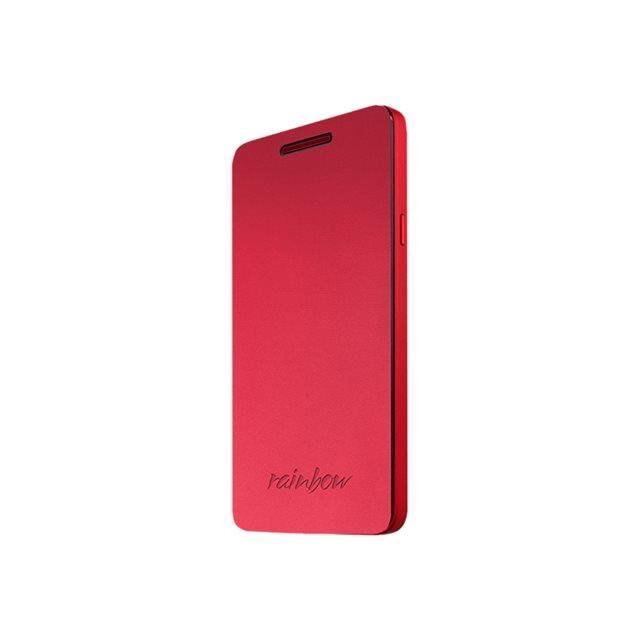 WIKO Etui Folio Support RAINBOW corail