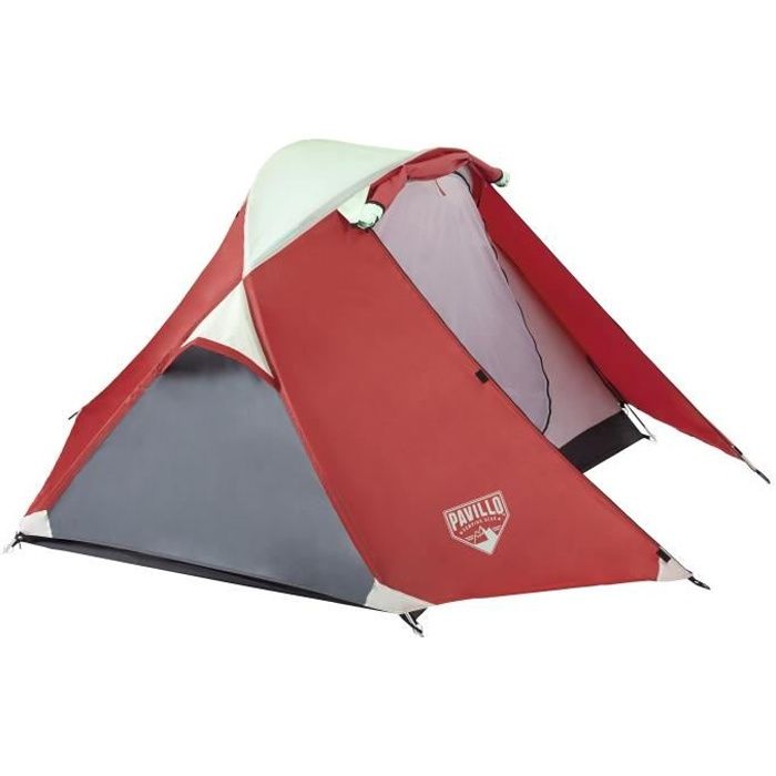 BESTWAY Tente Calvino avec absides avant et arriere de 60cm 2 places