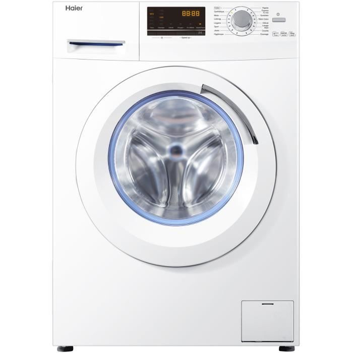 HAIER W8436 - Lave linge 8 Kg - 1400 tours - A+++