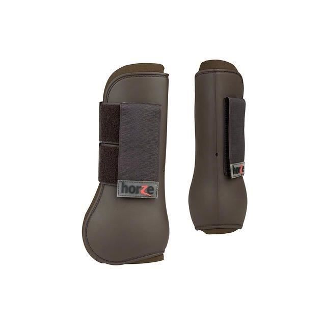 HORZE Guêtres de protection pour chevaux, taille Shetland, brun