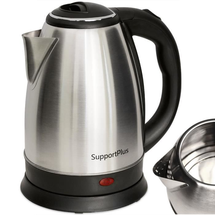 Bouilloire électrique en inox 1,8L max. 1800 watt chauffe eau thé café Achat / Vente