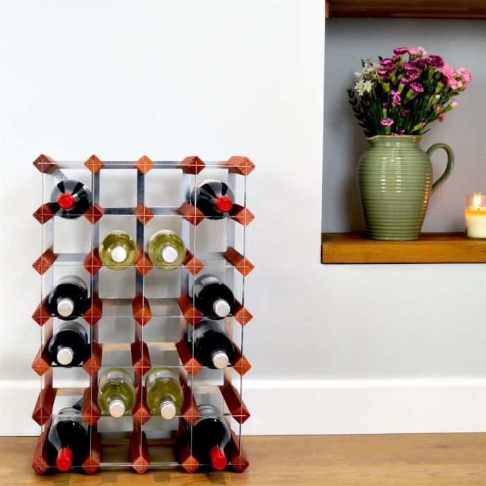 Harbour Housewares - 30 bouteilles de vin Rangement3