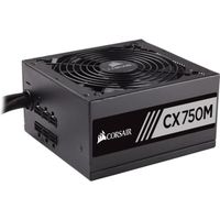 ALIMENTATION INTERNE CORSAIR Alimentation CX750M - 750W - Semi Modulair ALIMENTATION INTERNE CORSAIR Alimentation CX750M - 750W - Semi Modulair