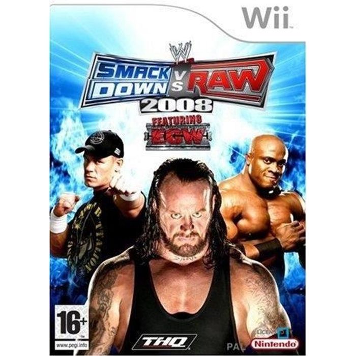 2008 / Jeu console Wii   Achat / Vente WII WWE SMACKDOWN VS RAW 2008