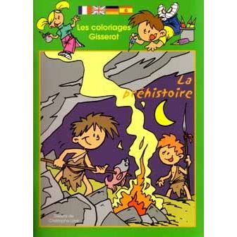 Les coloriages Gisserot ; la préhistoire   Achat / Vente livre