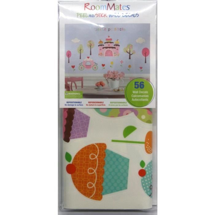 Stickers CUPCAKE LAND Roommates Repositionnables (56 stickers)