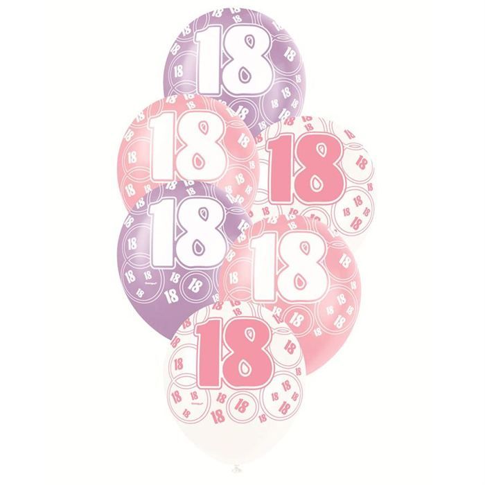 6 Ballons anniversaire  18  ans  Achat Vente ballon 