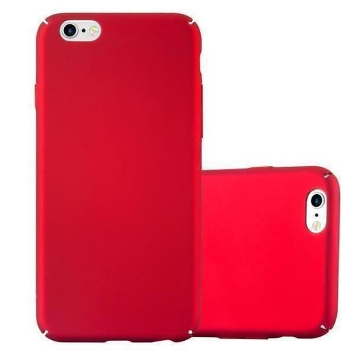coque iphone 6 rouge metal
