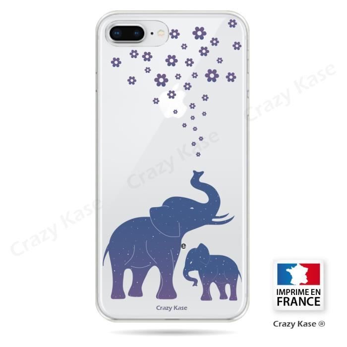 coque iphone 8 motif elephant