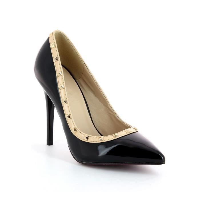 SOMESUN Escarpins Femme en Cuir Verni à La Mode Chaussures SOMESUN Escarpins Femme en Cuir Verni à La Mode Chaussures