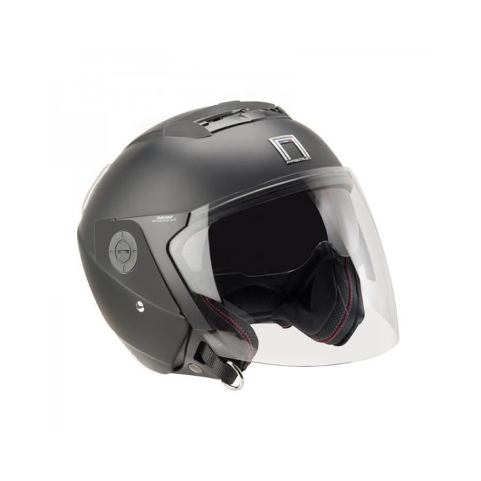 Nox Premium Casque Jet Urban Noir Mat Achat Vente Casque Moto