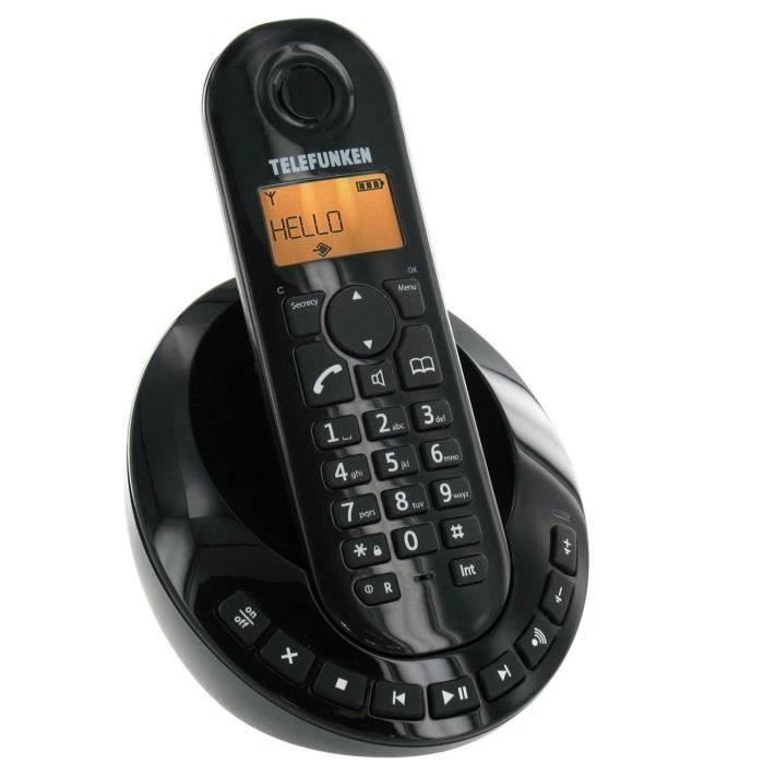 Telefunken   TB 251   Téléphone sans fil avec répondeur DECT / GAP