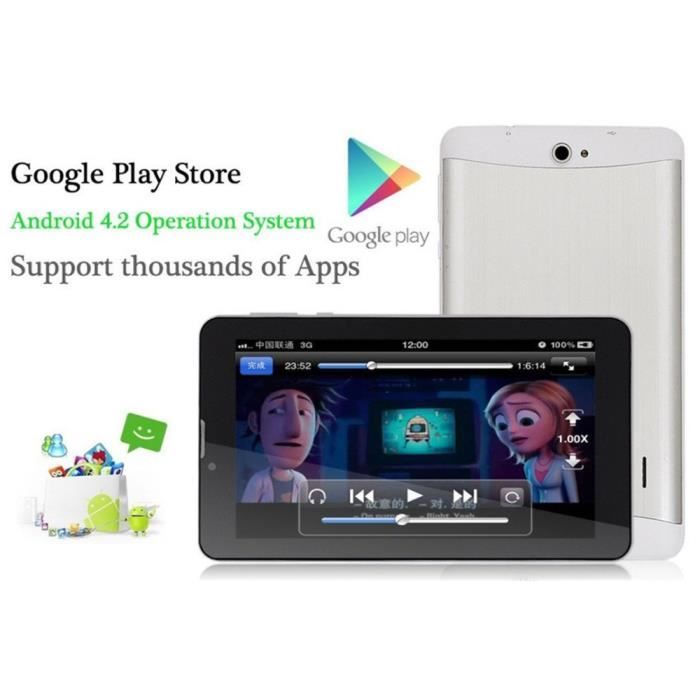 Tablette Tactile 7 Pouces 3G Android 7.0 Quad3