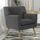 Fauteuil gris anthracite