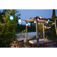 GUIRLANDE D'EXTÉRIEUR LEALIGHT Guirlande LED globes tricolores - 12 V - GUIRLANDE D'EXTÉRIEUR LEALIGHT Guirlande LED globes tricolores - 12 V -