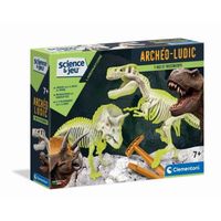 EXPÉRIENCE SCIENTIFIQUE CLEMENTONI Archéo T-Rex&Tricératops Phosphorescent EXPÉRIENCE SCIENTIFIQUE CLEMENTONI Archéo T-Rex&Tricératops Phosphorescent