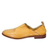 MOCASSIN MOMA Chaussures Femme Mocassin Cuir Jaune BT146 MOCASSIN MOMA Chaussures Femme Mocassin Cuir Jaune BT146