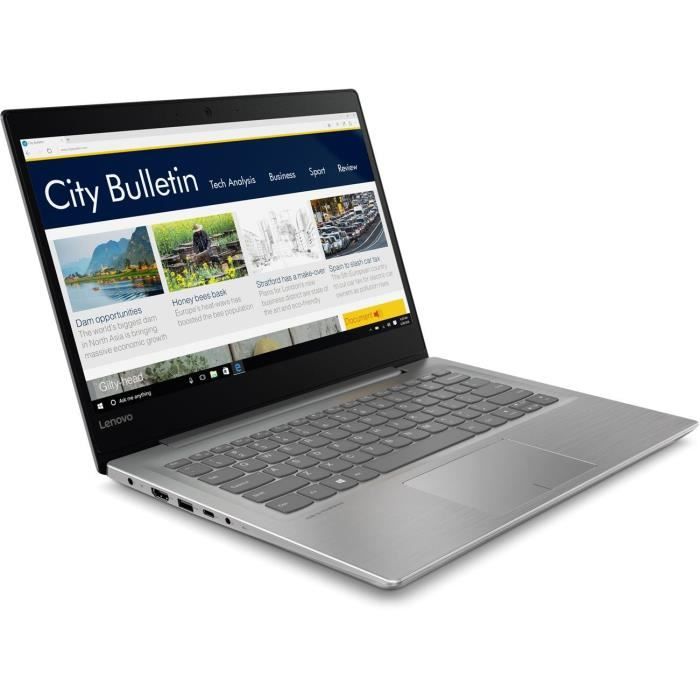Ordinateur Portable - LENOVO Ideapad 320S - 14 pouces HD - i3-8130U - RAM 8Go - Stockage 256Go SSD - Intel HD Graphics - Windows 10