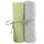 BABYCALIN 2 Draps Housse Bébé Vert Blanc Imprimé N