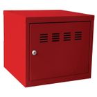 Casier De Bureau Individuel Juxtaposable Cube H 36 Cm Rouge