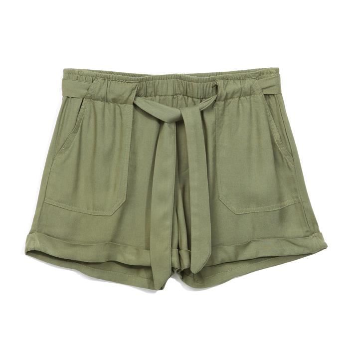 DEELUXE - Short Ample Kaki - Enfant Fille