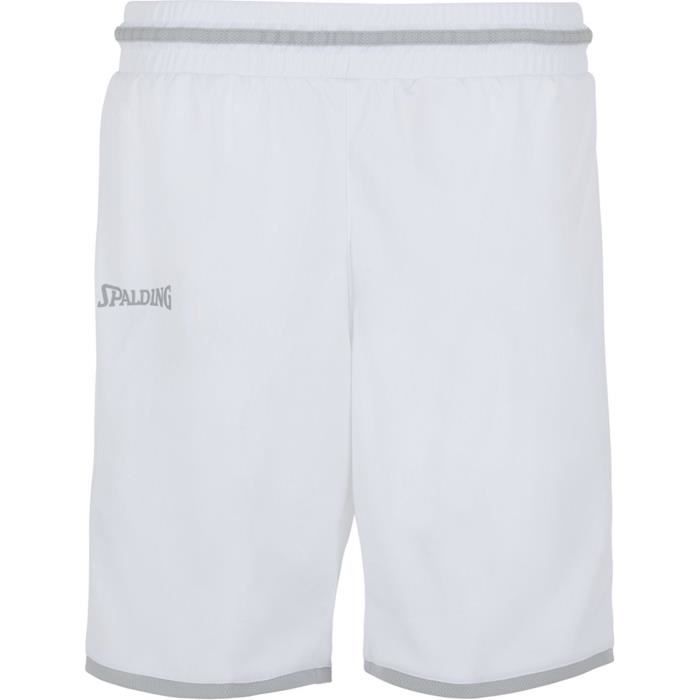 SPALDING Move Short femme - Blanc/Gris Argent