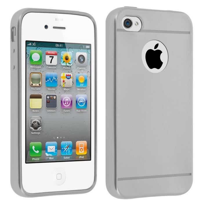 coque iphone 4 grise coque iphone 4 grise