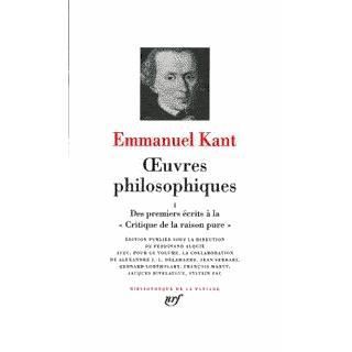 Oeuvres philosophiques t.2   Achat / Vente livre Emmanuel Kant pas
