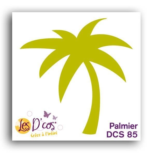 LES D'COS® DE TOGA Die Palmier - Jaune