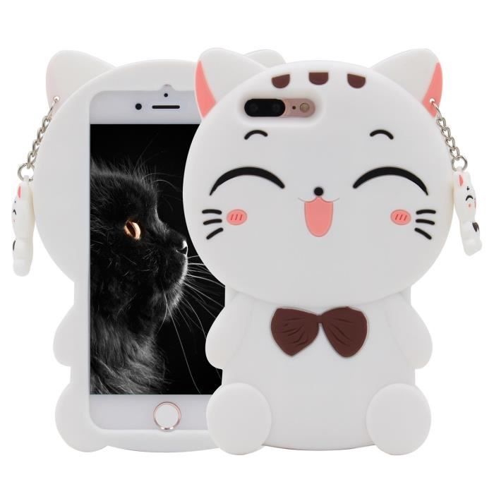 coque iphone 6 silicone mtif chat