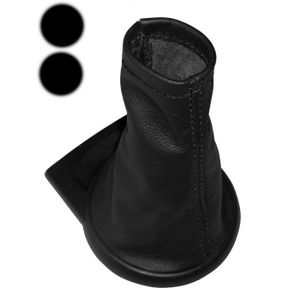 Soufflet De Levier De Vitesse AERZETIX - Simili Cuir Noir - Pour Boîte Manuelle