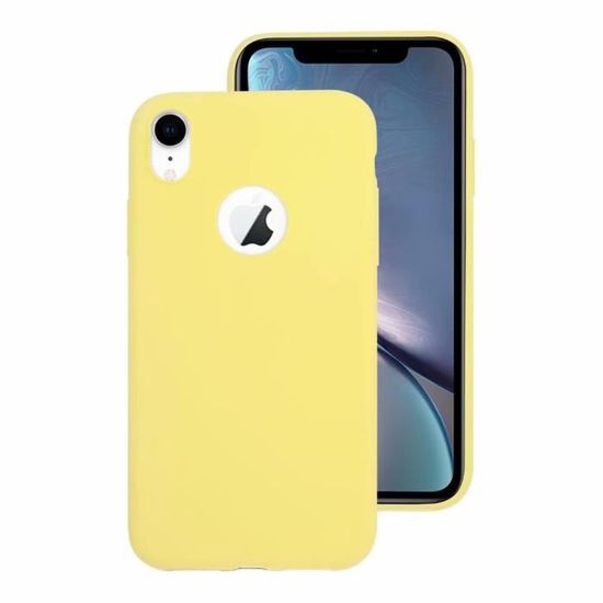 coque silicone jaune iphone xr