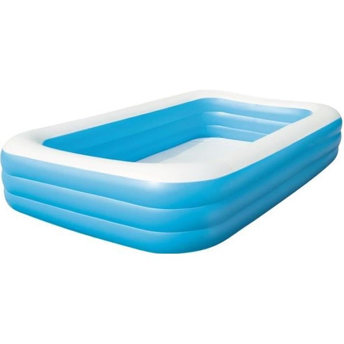 BESTWAY Piscine familiale de luxe - Bleu - 3 boudins - 305x183x56 cm