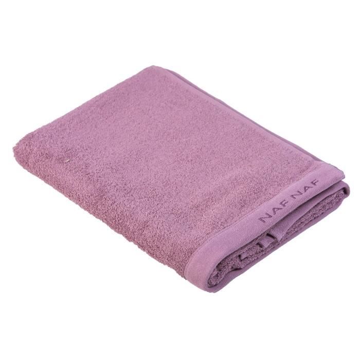 NAF NAF Drap de bain 100% coton Casual - 70x140 cm - Violet mauve