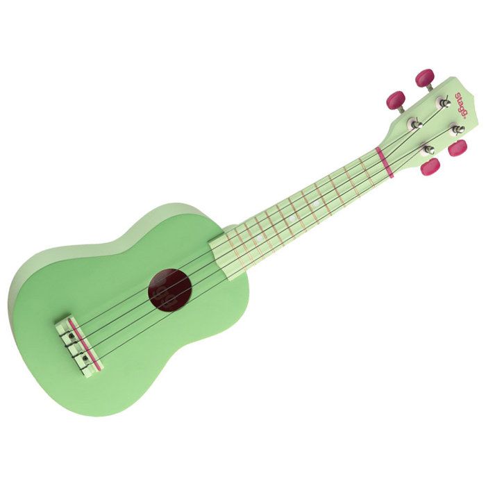 STAGG US-GRASS Ukulélé Soprano - Vert
