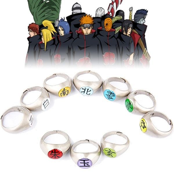 Set complet des 10 bagues de l