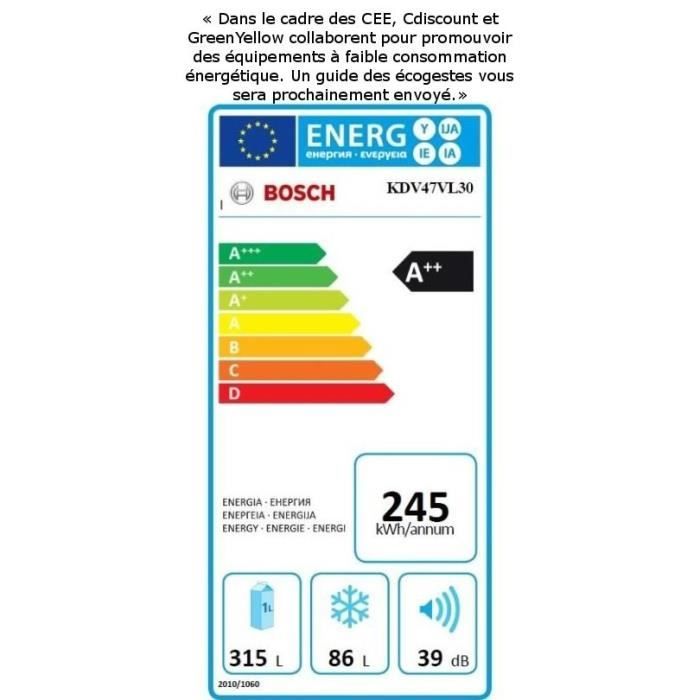  KDV47VL30 - Réfrigérateur congélateur3