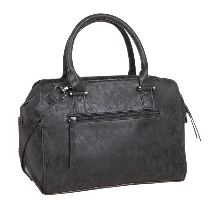 KINSTON - Sac Bowling VINTAGE BLACK Noir