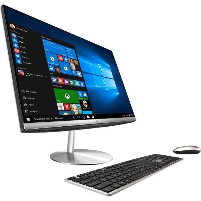 Ordinateur Tout-en-un - ASUS ZN242GDK-CA072T - 23,8 pouces - i7-8750H - 16Go de RAM - Disque Dur 128Go SSD + 1To HDD - GTX 1050 4Go