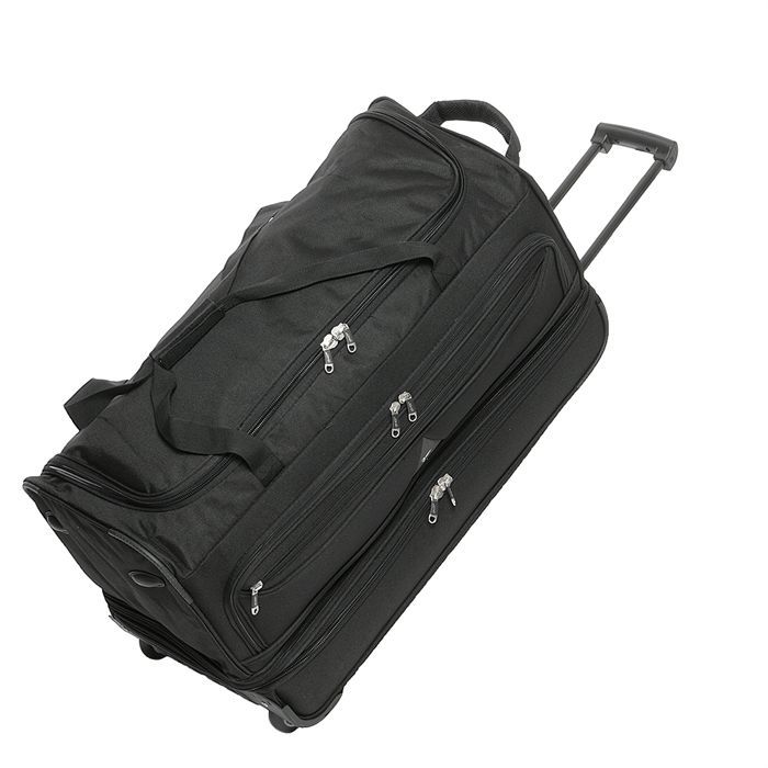 Sac De Sport Homme LONALIA 54L – Grand Sac De Voyage Weekend, Multi-compartiments, Noir