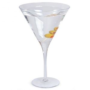 verre martini geant en plastique