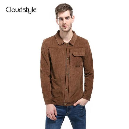 Homme Loisir Côtelé Hommes Velours Blouson 2 Automne Printemps Jeune vm0w8nN