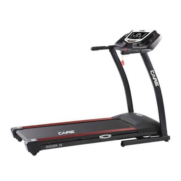 CARE Tapis Course Jogger 18 km/h Inclinable Motorisé 2CV - 18 Programmes