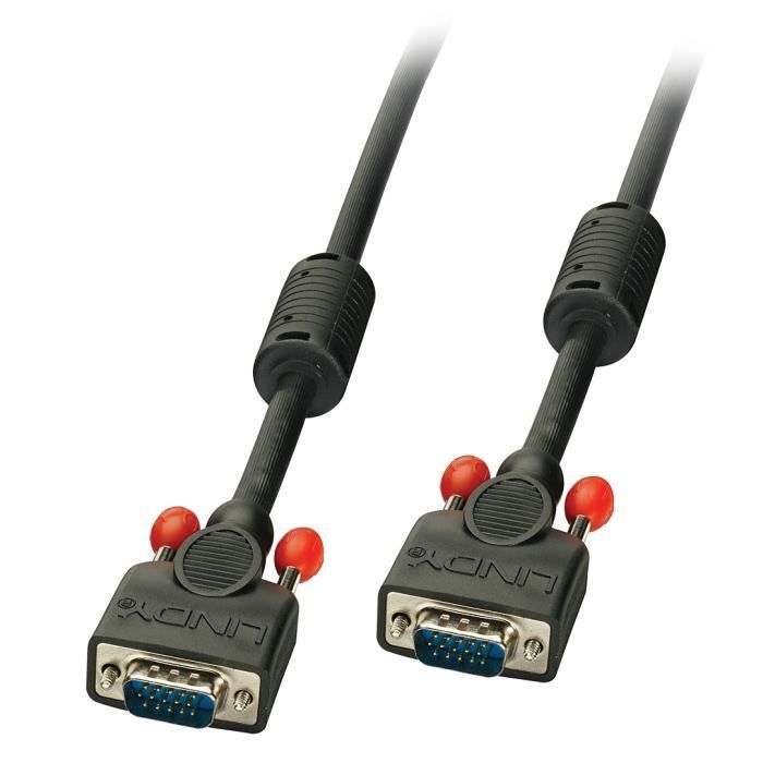LINDY Cable VGA M M 2 m Noir