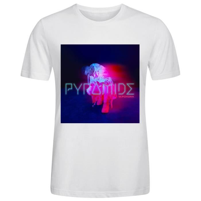 T-shirt M Pokora Tour RED 2015 - Taille L Femme - Coton Noir - Occasion Très Bon état